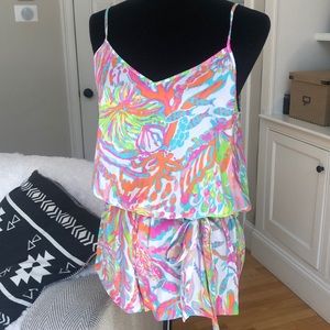 Lilly Pulitzer Deanna romper Size Medium